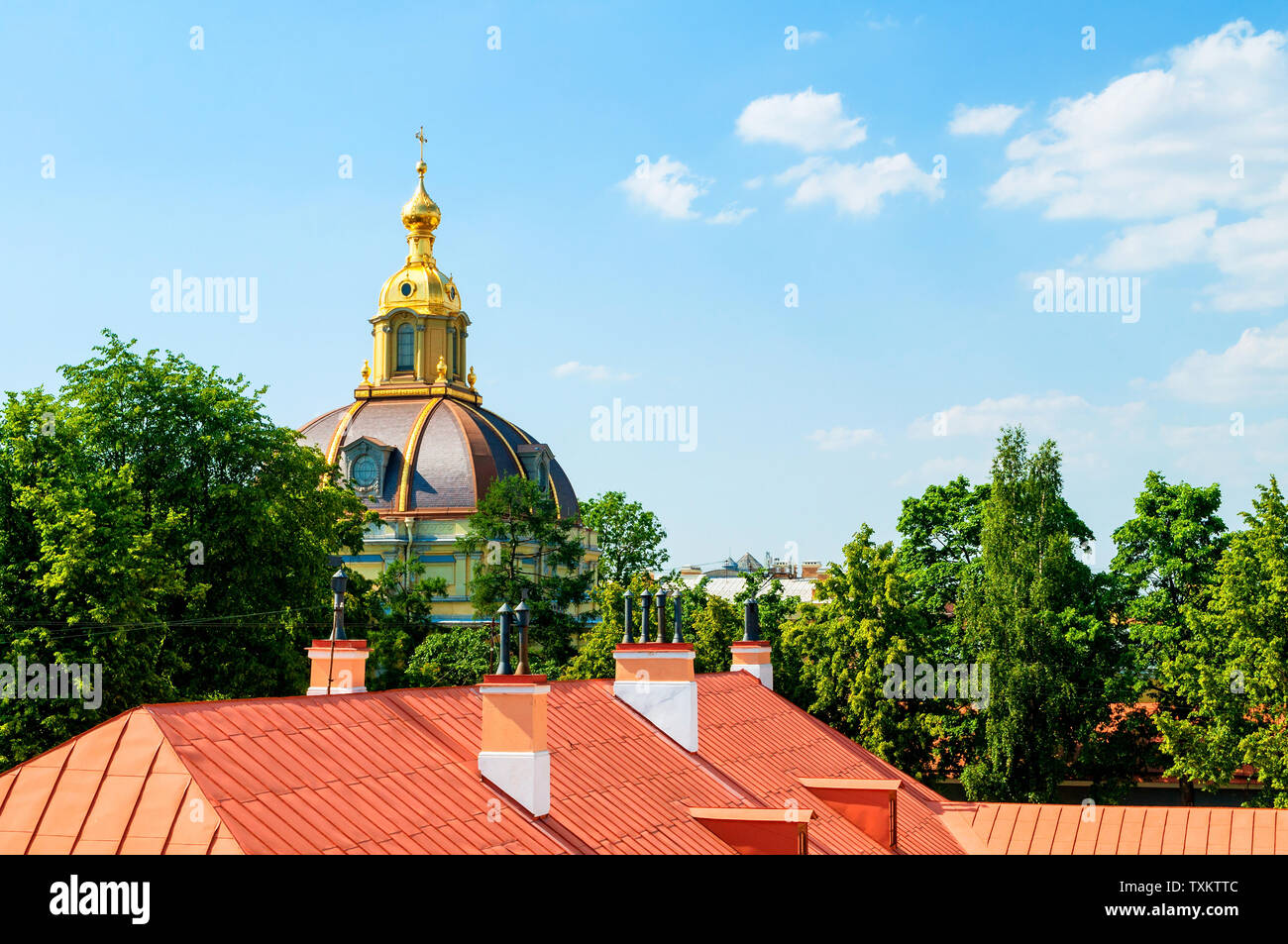 Sankt Petersburg, Russland. Das Großherzogliche Burial Vault, die speziell gebaute Mausoleum der Großen Herzöge und Herzoginnen Russlands in der Peter und Paul F Stockfoto