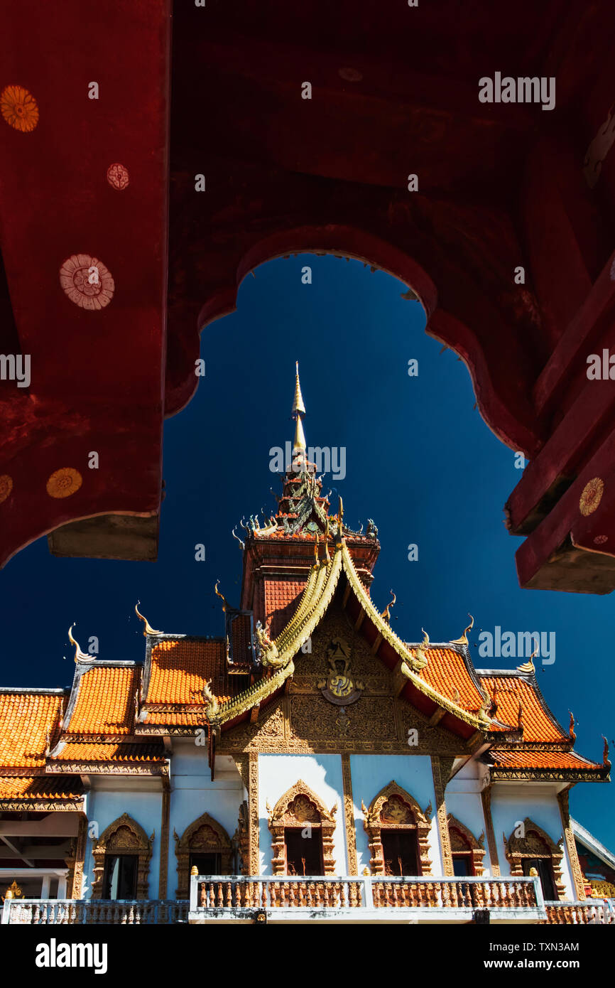 Bripaulan Tempel, Chiang Mai Stockfoto
