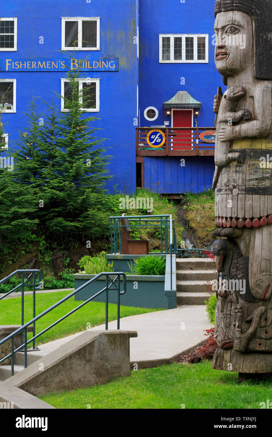 Douglas City Museum, Juneau, Alaska, USA Stockfoto