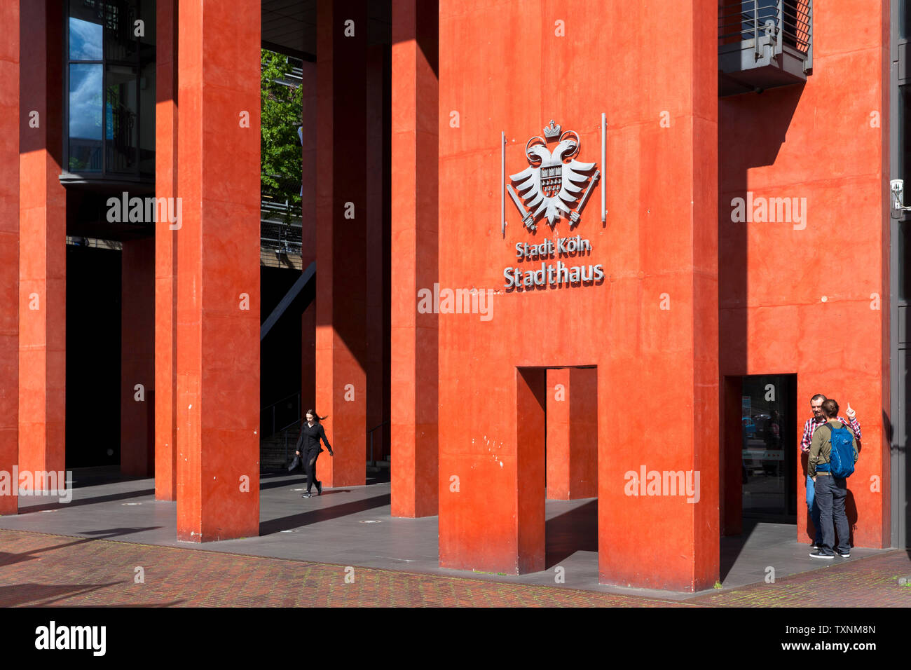 Das Rathaus im Stadtteil Deutz, Köln, Deutschland das Stadthaus im Stadtteil Deutz, Köln, Deutschland Stockfoto