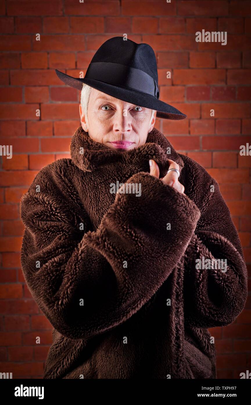 Annie Lennox öffnet die Ausstellung 'Haus der Annie Lennox' Scottish National Portrait Gallery, Edinburgh, Schottland Bild Copyright Chris Watt Stockfoto