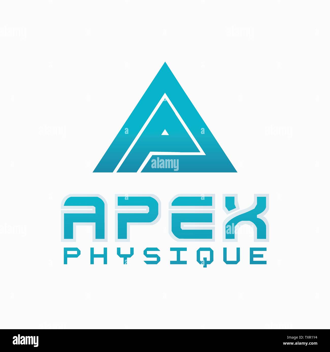 Schreiben AP Logo Design Template Stock Vektor