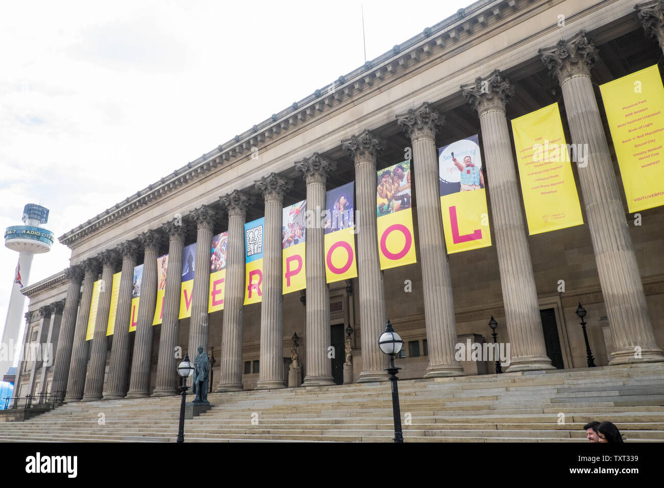 Saint Georges Hall, St Georges, St Georges Hall, Mitte, der, Liverpool, Norden, Norden, Stadt, North West, Merseyside, England, Englisch, GB, Großbritannien, England, Großbritannien, Stockfoto