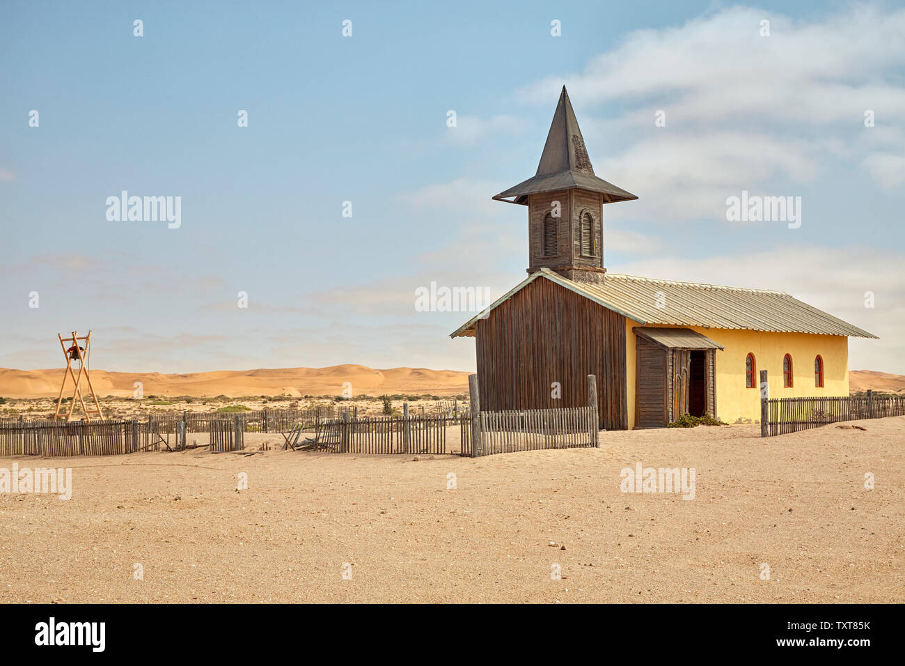 Rheinische Mission Kirche in Rooibank in Namibia in Afrika Stockfoto
