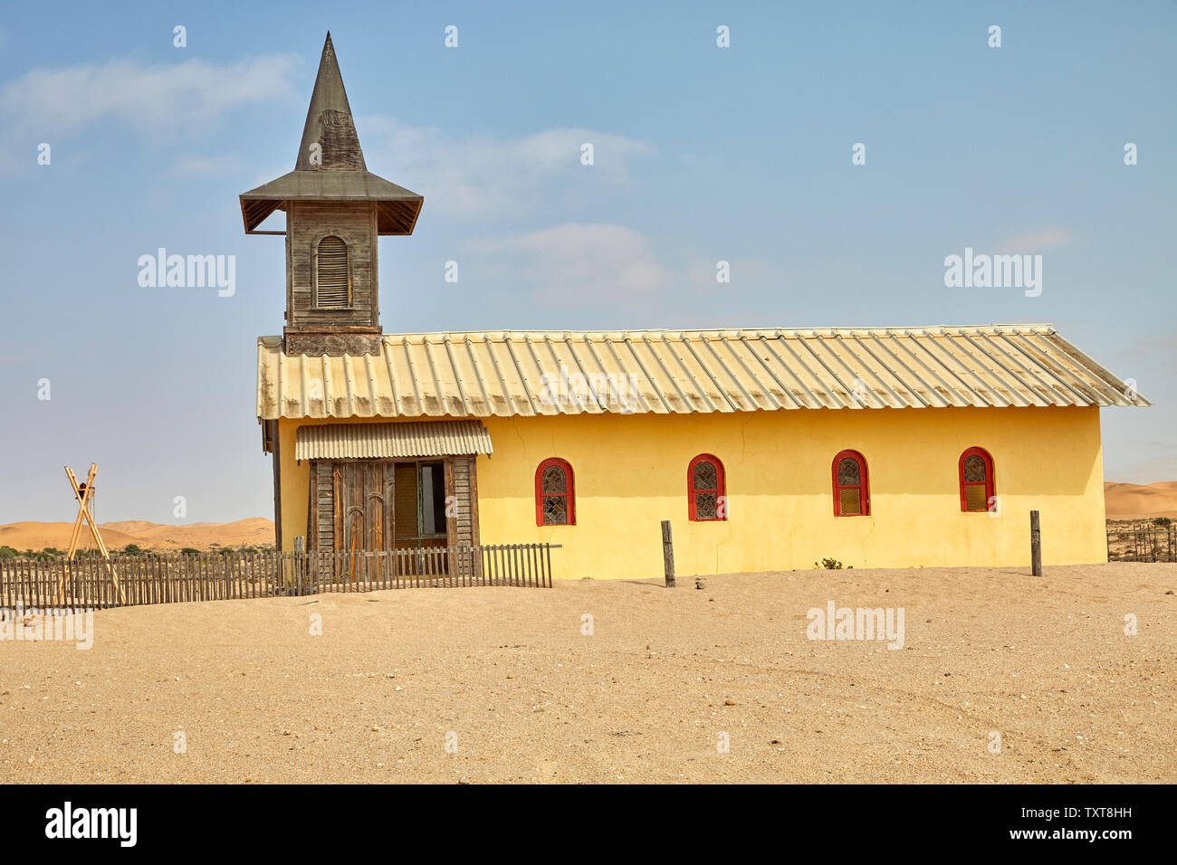 Rheinische Mission Kirche in Rooibank in Namibia in Afrika Stockfoto