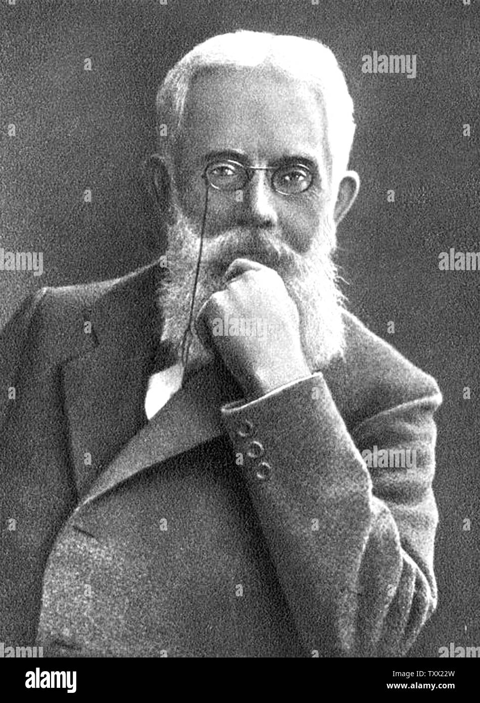 FRANZ MEHRING (1846-1919), deutscher Kommunist und Revolutionär-sozialistischen Stockfoto