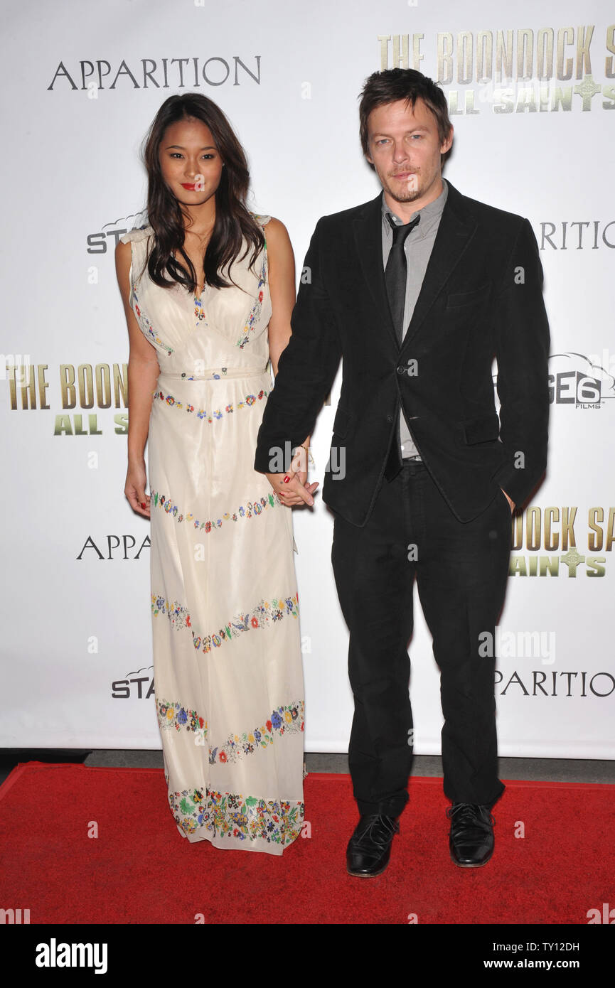 LOS ANGELES, Ca. Oktober 28, 2009: Norman Reedus am Los Angeles Premiere seines neuen Films "The Boondock Saints II: All Saints Day" am Arclight Theater, Hollywood. © 2009 Paul Smith/Featureflash Stockfoto