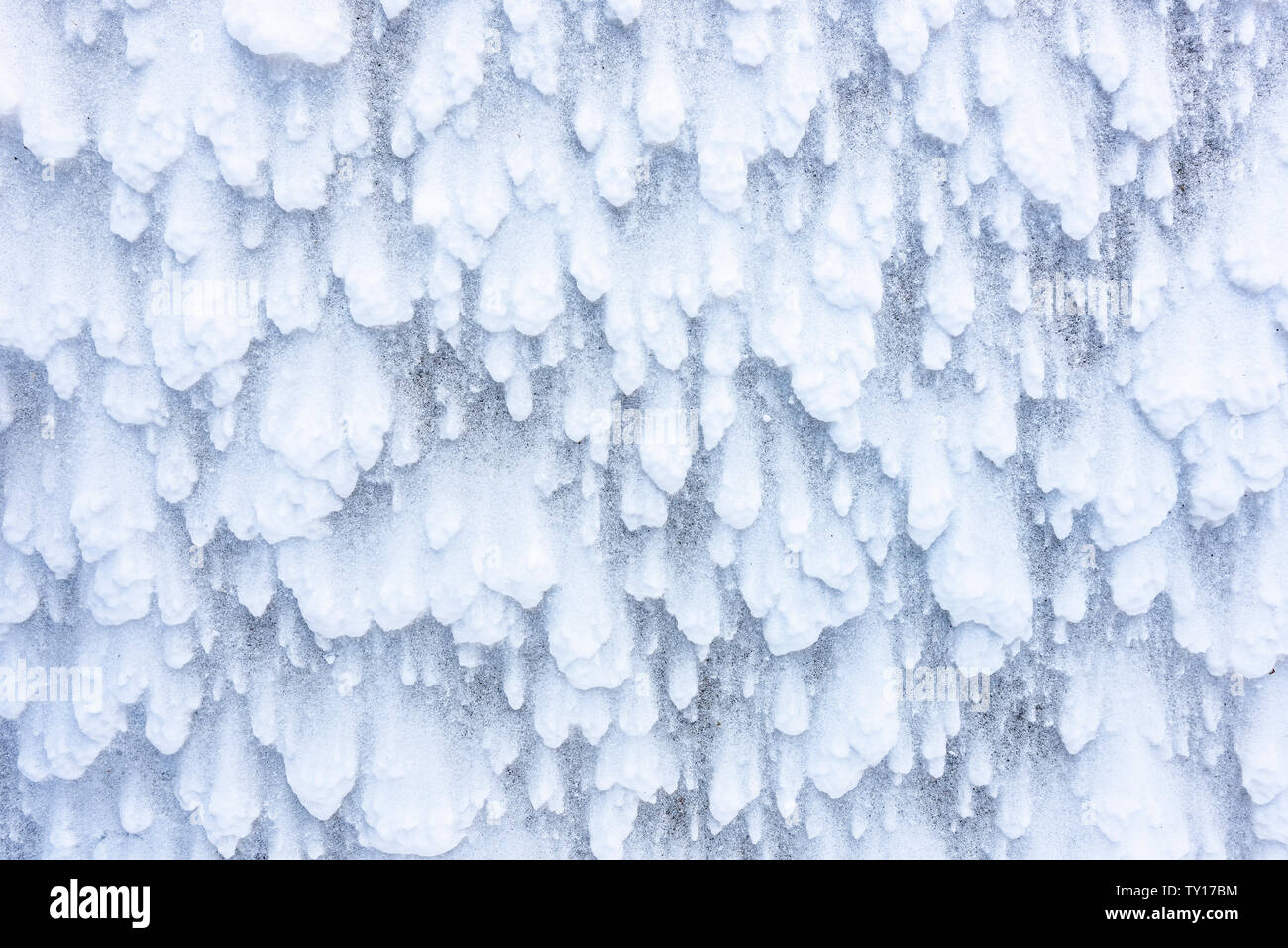 Wind Schnee Muster, Ende Winter Schnee Sturm, östlichen Nordamerika, von Dominique Braud/Dembinsky Foto Assoc Stockfoto