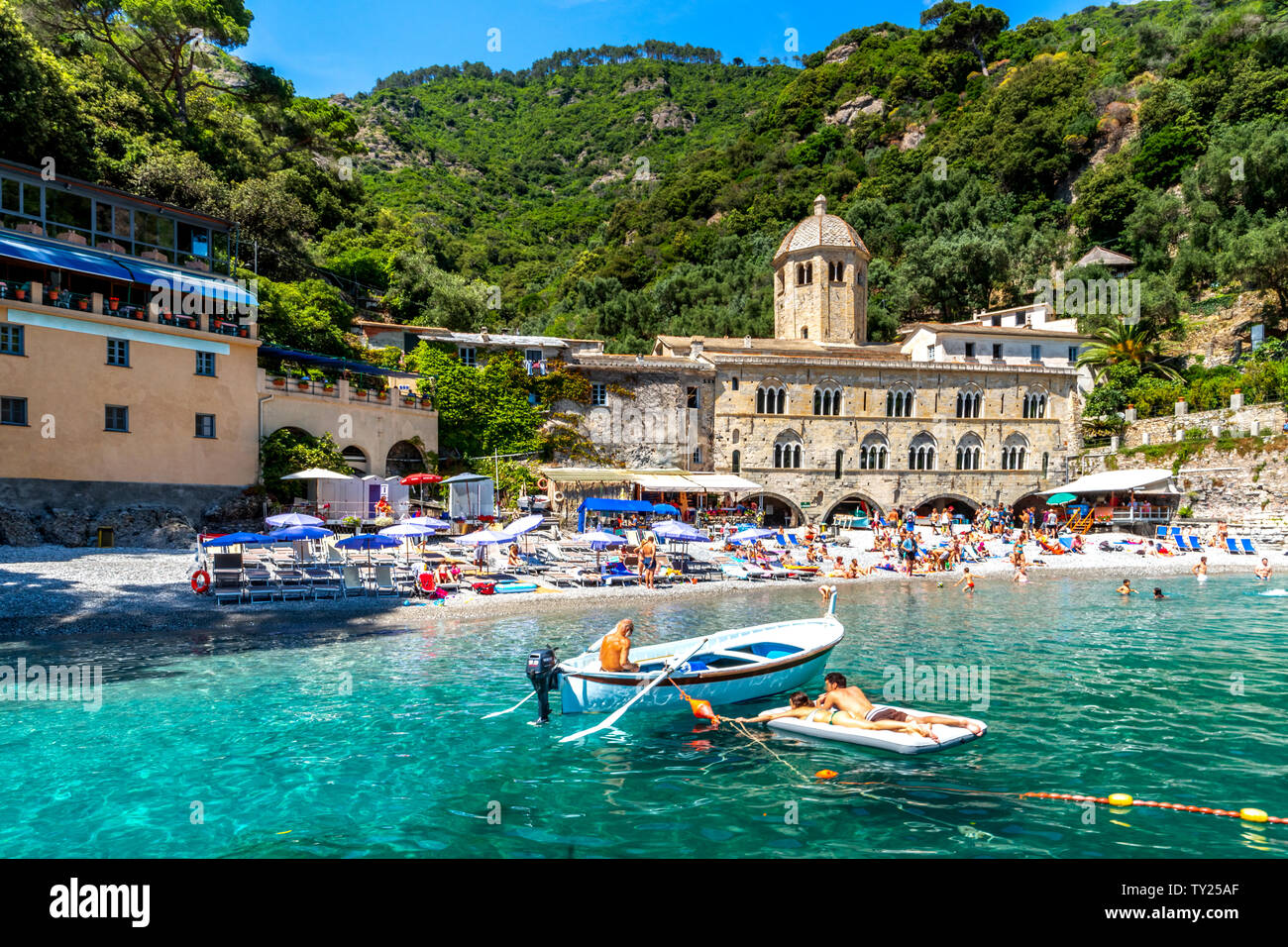 Abtei San Fruttuoso, Italien Stockfotografie Alamy