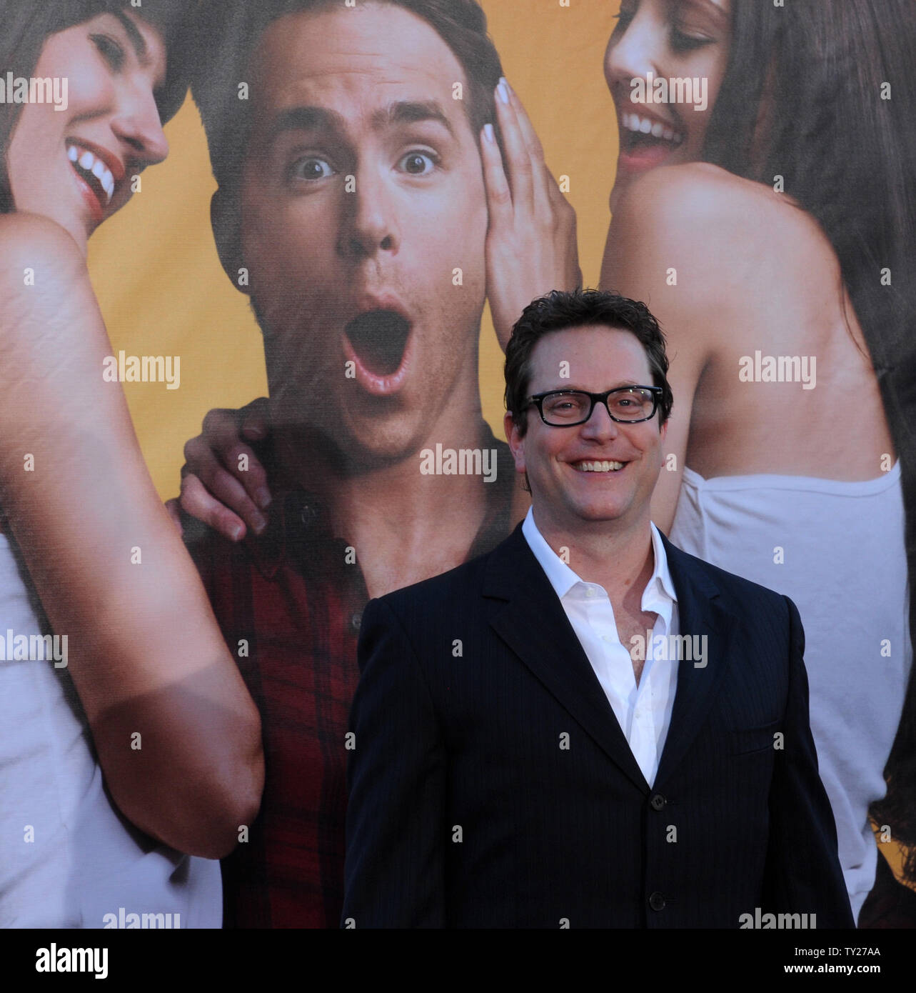 Regisseur David Dobkins besucht die Premiere seines neuen Motion picture Komödie "Die Change-Up', im Village Theatre in Los Angeles am 1. August 2011. UPI/Jim Ruymen Stockfoto