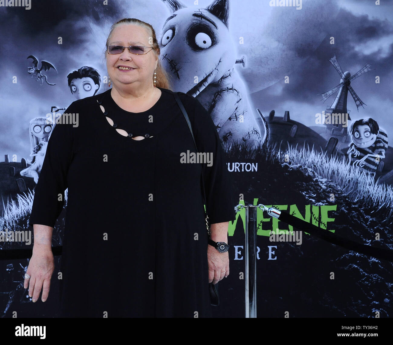 Schauspielerin Conchata Ferrell, der Mitglied in der animierten motion picture sci-fi-Komödie "Frankenweenie", die Premiere des Films am El Capitan Theatre in Hollywood" in Los Angeles am 24. September 2012 beachtet. UPI/Jim Ruymen Stockfoto