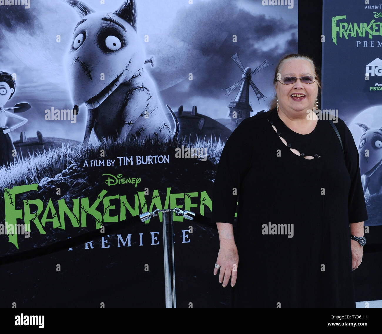 Schauspielerin Conchata Ferrell, der Mitglied in der animierten motion picture sci-fi-Komödie "Frankenweenie", die Premiere des Films am El Capitan Theatre in Hollywood" in Los Angeles am 24. September 2012 beachtet. UPI/Jim Ruymen Stockfoto