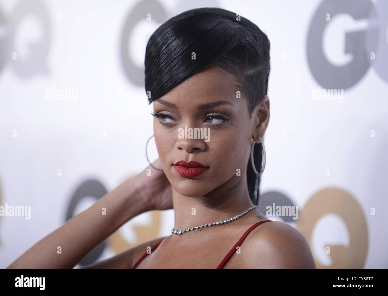 Rihanna besucht die 2012 GQ BIN en des Jahres' Party im Chateau Marmont in Hollywood" in Los Angeles am 13. November 2012. UPI/Phil McCarten Stockfoto