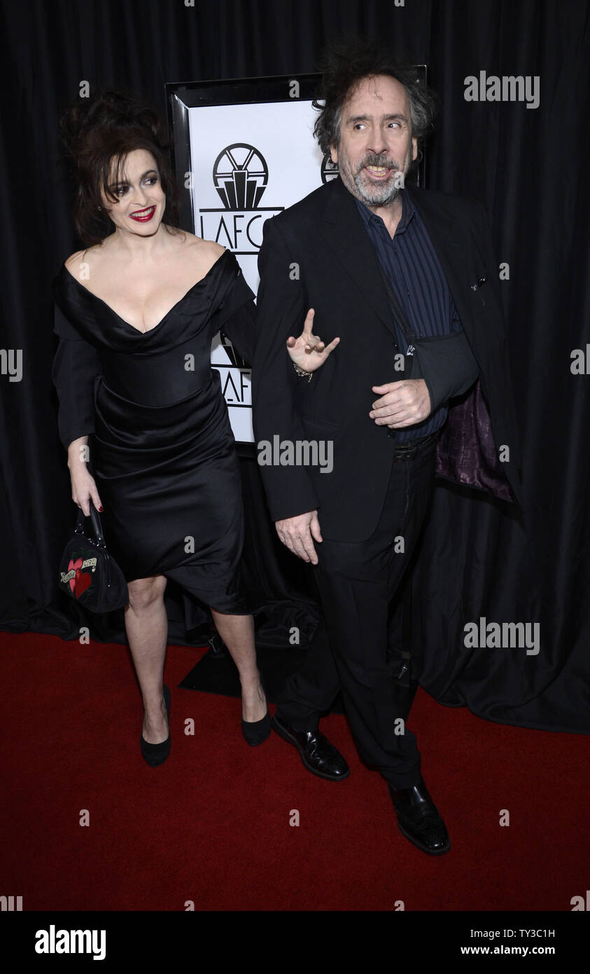 Helena carter husband tim burton Fotos und Bildmaterial in hoher