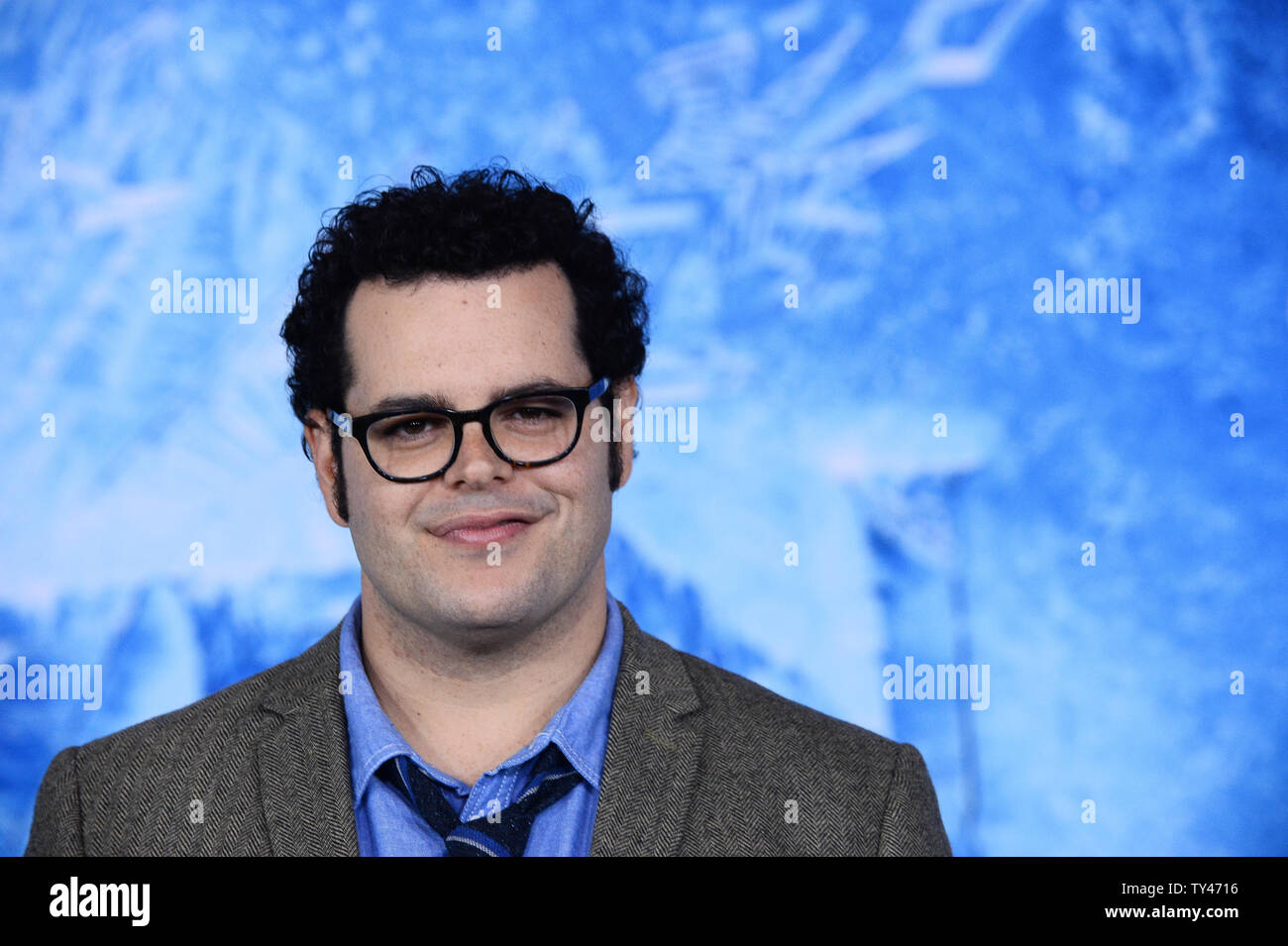 Schauspieler Josh Gad Die Stimme Von Olaf In Der Animierten Motion Picture Musikalische Komodie Eingefroren Die Premiere Des Films Am El Capitan Theatre In Hollywood In Los Angeles Am 19 November 2013