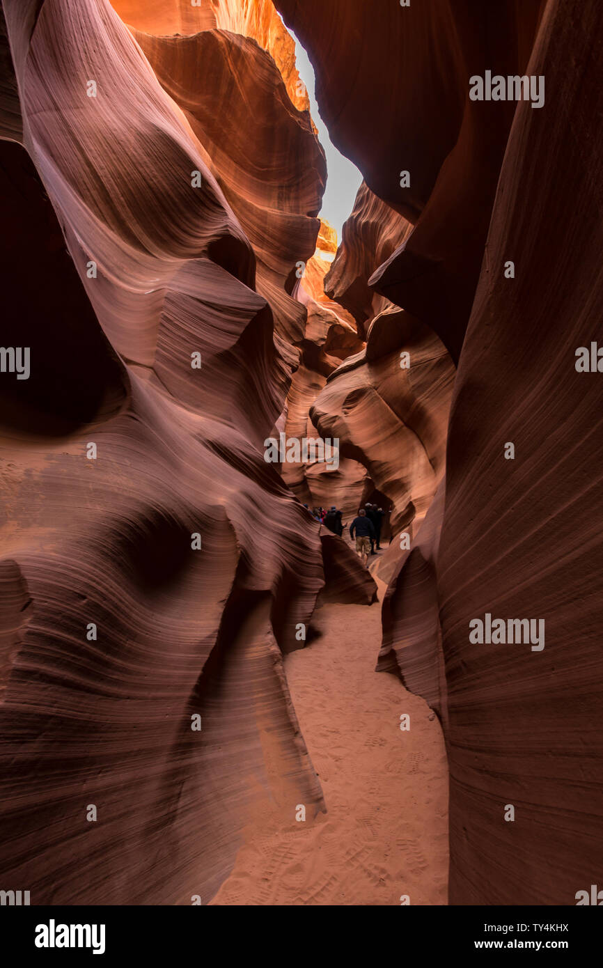 Slot Canyon Pfad Stockfoto