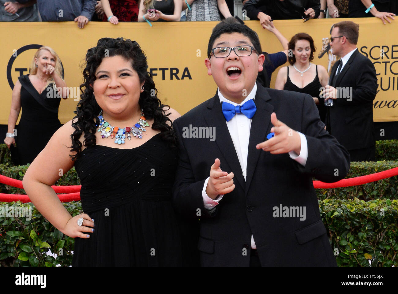 Akteure Raini Rodriguez, Links, und Rico Rodriguez kommen für die 21