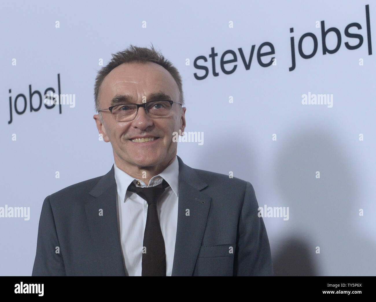 Regisseur Danny Boyle nimmt an einem Screening des Motion Picture biografische Drama teve Jobs' an der Akademie der Motion Picture Arts and Sciences in Beverly Hills, Kalifornien am 8. Oktober 2015. Storyline: backstage bei drei ikonische Produkteinführungen und endet 1998 mit der Enthüllung des iMac, Steve Jobs nimmt uns mit hinter die Kulissen der digitalen Revolution ein Porträt der Mann an sein Epizentrum zu malen. Foto von Jim Ruymen/UPI Stockfoto