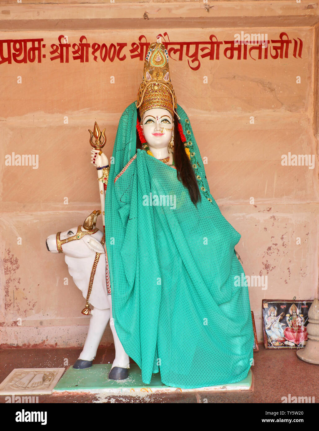 Hind Gottheit: Lord Shiva, Rama, Krishna, Durga, neun Gottheit Stockfoto