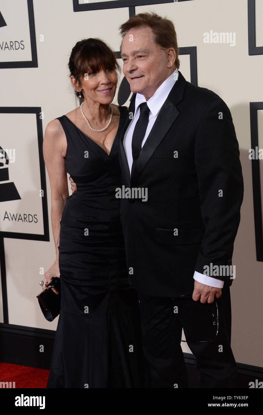 Marty Balin, rechts, und Gäste kommen für die 58. jährlichen Grammy Awards im Staples Center in Los Angeles am 15. Februar 2016 statt. Foto von Jim Ruymen/UPI Stockfoto