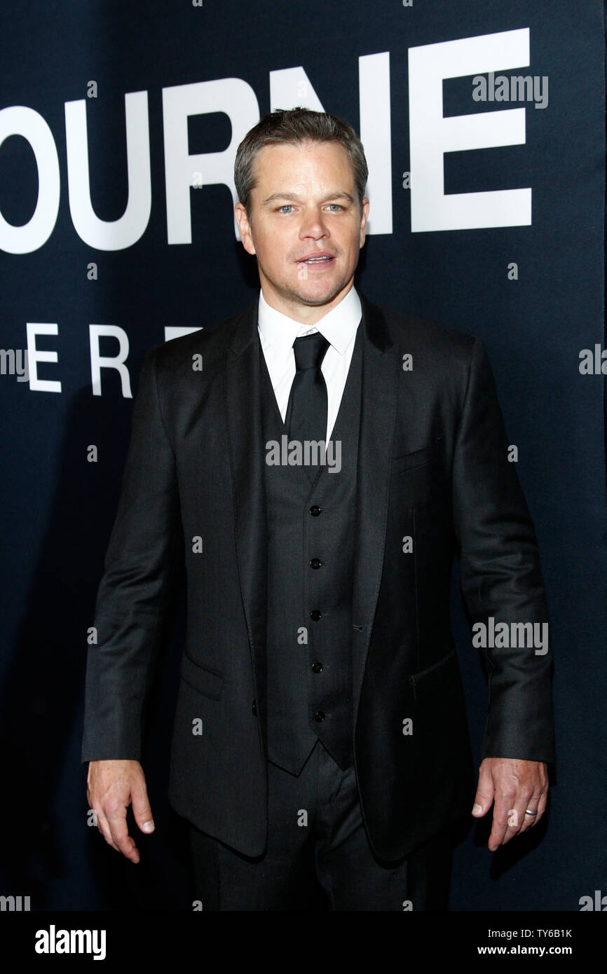 Warf Mitglied Matt Damon besucht die Premiere des Motion picture Thriller 'Jason Bourne' im Caesars Palace in Las Vegas, Nevada am 18. Juli 2016. Storyline: Jason Bourne, jetzt daran zu erinnern, wer er wirklich ist, versucht, versteckte Wahrheiten über seine Vergangenheit aufzudecken. Foto von James Atoa/UPI Stockfoto