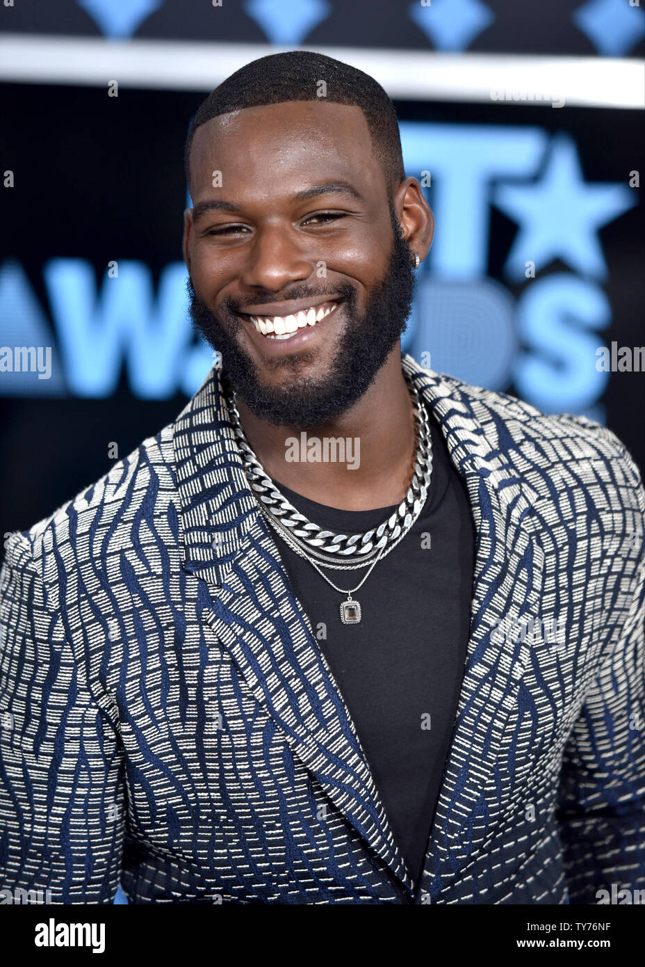 Schauspieler Kofi Siriboe besucht die 17. jährliche BET Awards bei Microsoft Theater in Los Angeles am 25. Juni 2017. Die Zeremonie feiert Erfolge in der Unterhaltung und in Ehren Musik, Sport, Fernsehen und Filme, die zwischen dem 1. April 2016 und 31. März 2017 freigegeben. Foto von Christine Kauen/UPI Stockfoto