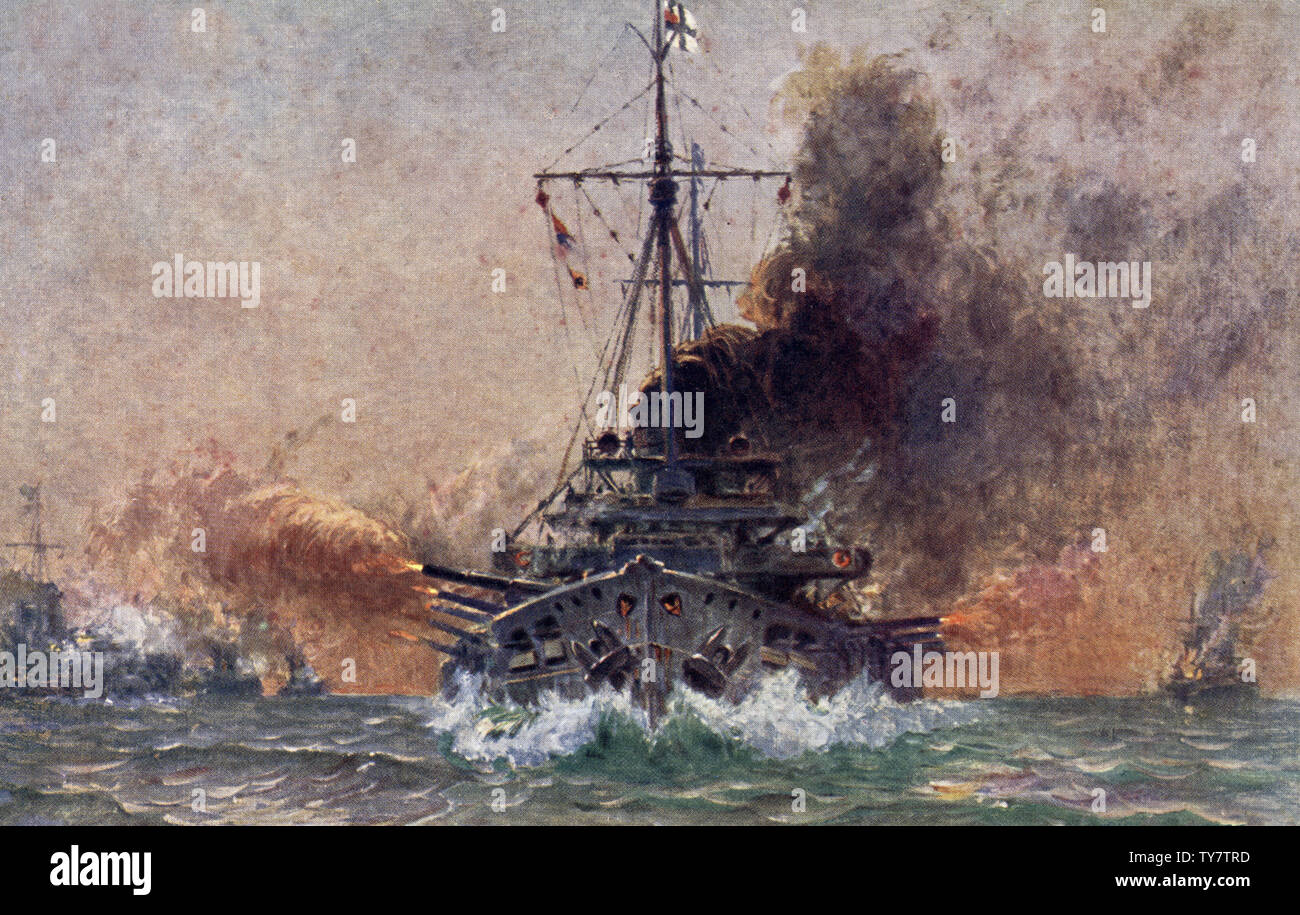 Weltkrieg eine Kaiserliche Marine battlecruiser SMS Goeben Stockfoto