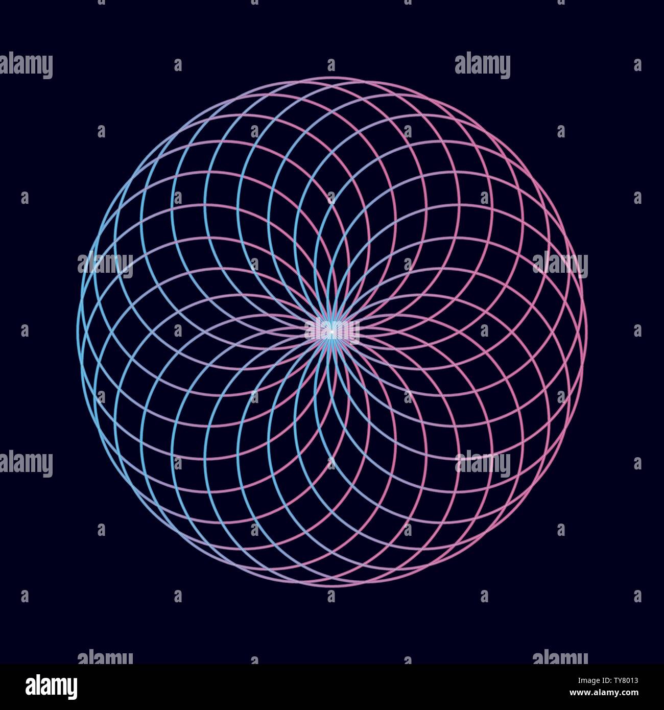 Blume Des Lebens Heilige Geometrie Stockfotos Und Bilder Kaufen Alamy