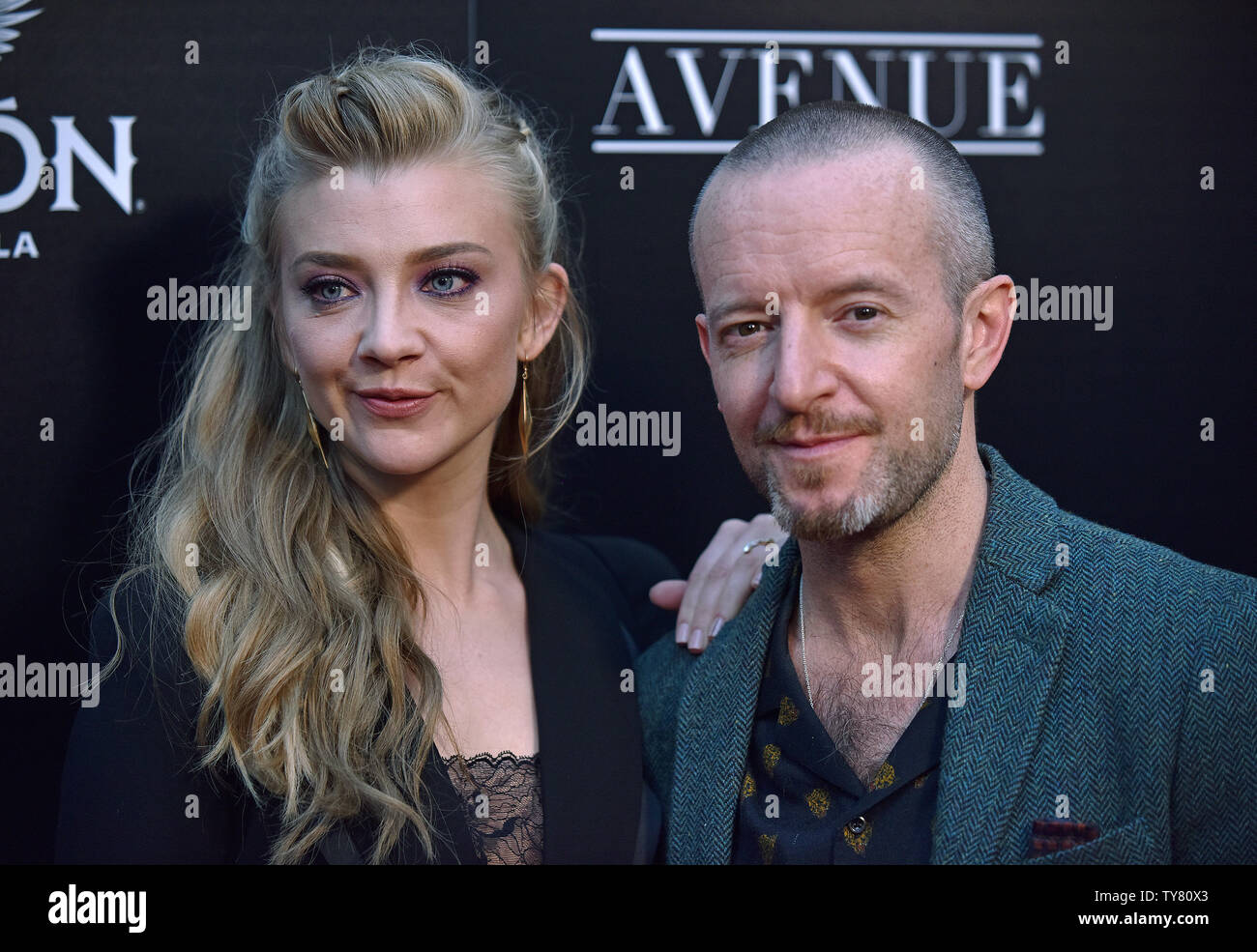 Schauspielerin/co-writer Natalie Dormer (L) und Director/co-writer Anthony Byrne an der Premiere von "In der Finsternis" am ArcLight Hollywood in Los Angeles, Kalifornien am 23. Mai 2018. Foto von Chris Kauen/UPI Stockfoto