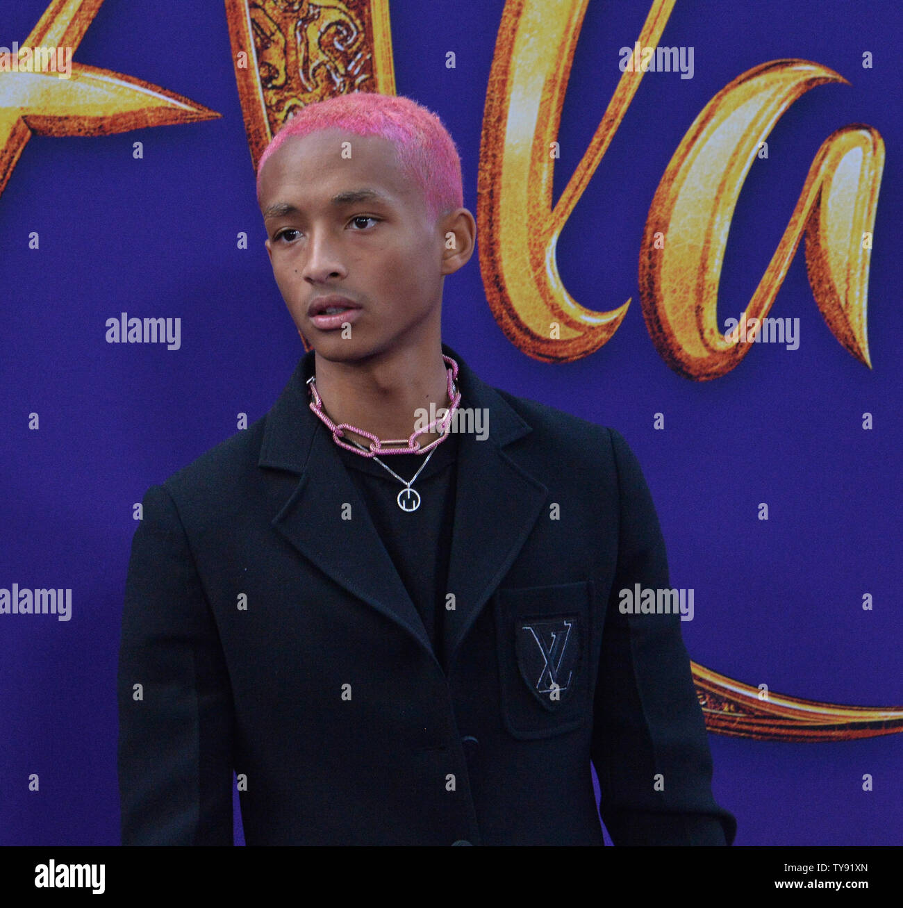 Jaden Smith besucht die Premiere des Motion picture Fantasy 'Aladdin' am El Capitan Theatre in Hollywood" in Los Angeles am 21. Mai 2019. Handlung: eine gutherzige Street urchin und ein Machthungriger Großwesir vie für eine magische Lampe, die die Leistung auf Ihre tiefsten Wünsche wahr werden lassen. Foto von Jim Ruymen/UPI Stockfoto