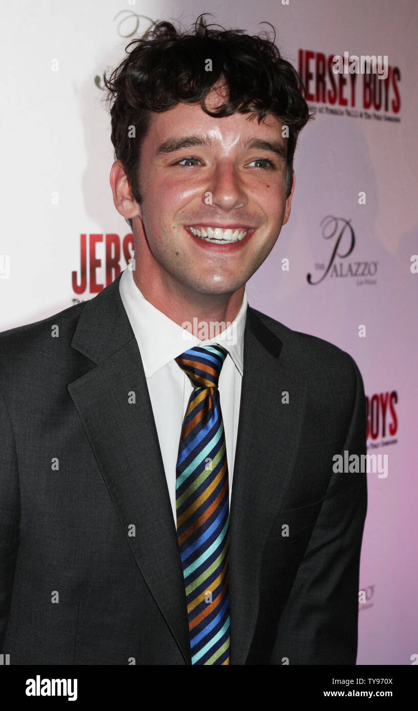 Schauspieler Michael Urie erscheint für die Premiere des neuen Musicals "Jersey Boys" an der Palozzo Casino in Las Vegas am 3. Mai 2008. Das Spiel ist die Geschichte von Frankie Valli und den Four Seasons. (UPI Foto/Daniel Gluskoter) Stockfoto