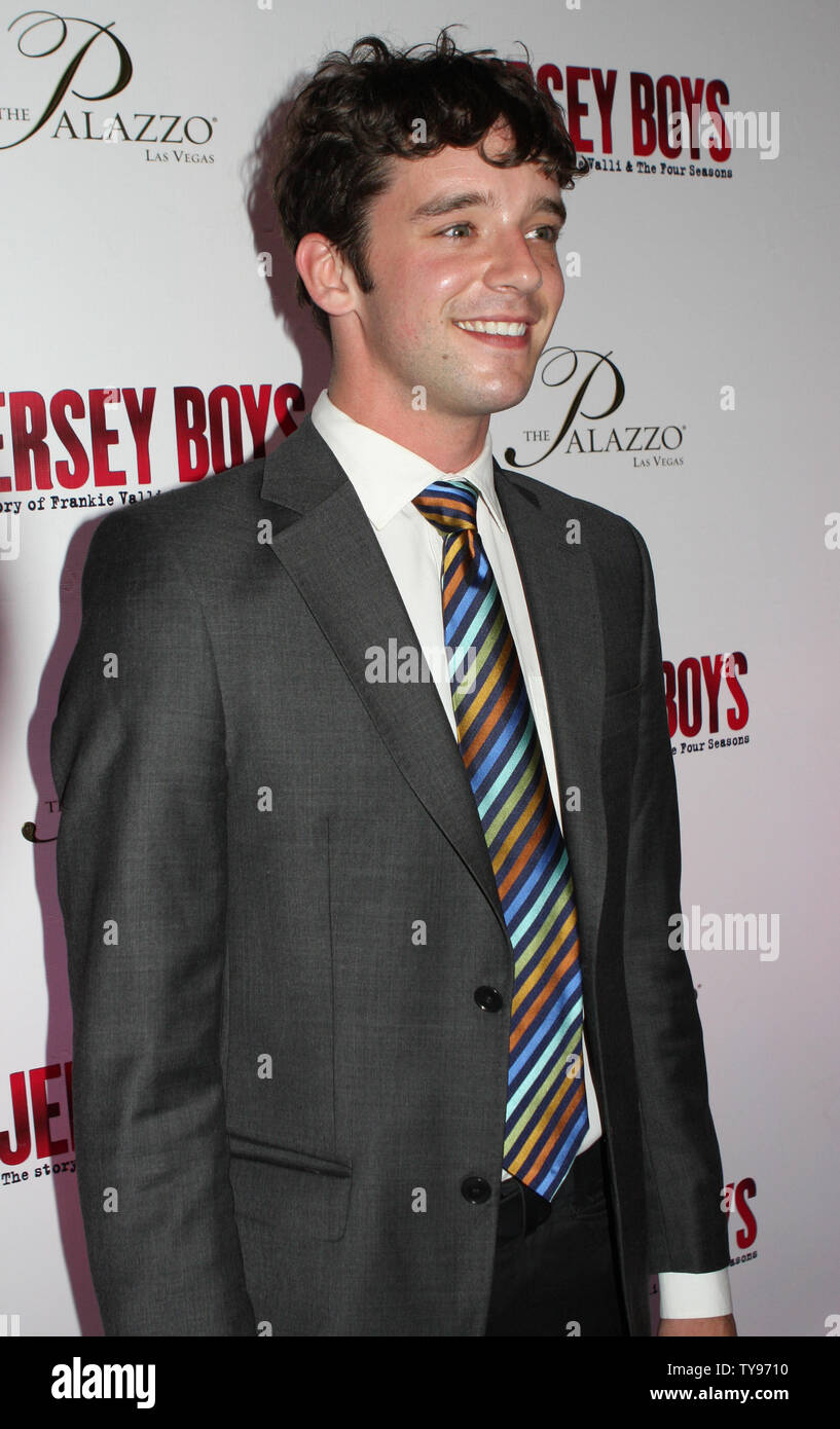 Schauspieler Michael Urie erscheint für die Premiere des neuen Musicals "Jersey Boys" an der Palozzo Casino in Las Vegas am 3. Mai 2008. Das Spiel ist die Geschichte von Frankie Valli und den Four Seasons. (UPI Foto/Daniel Gluskoter) Stockfoto