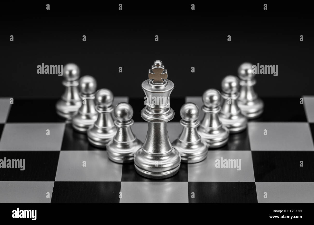 Schach-Spiel Stockfoto