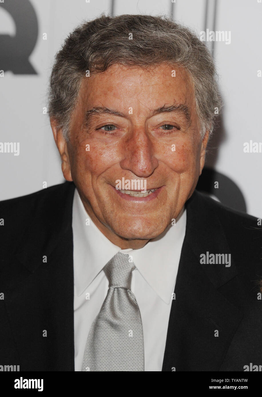 Amerikanische Sänger Tony Bennett besucht die "GQ Mann des Jahres Awards" am Royal Opera House in London am 2. September 2008. (UPI Foto/Rune Hellestad) Stockfoto