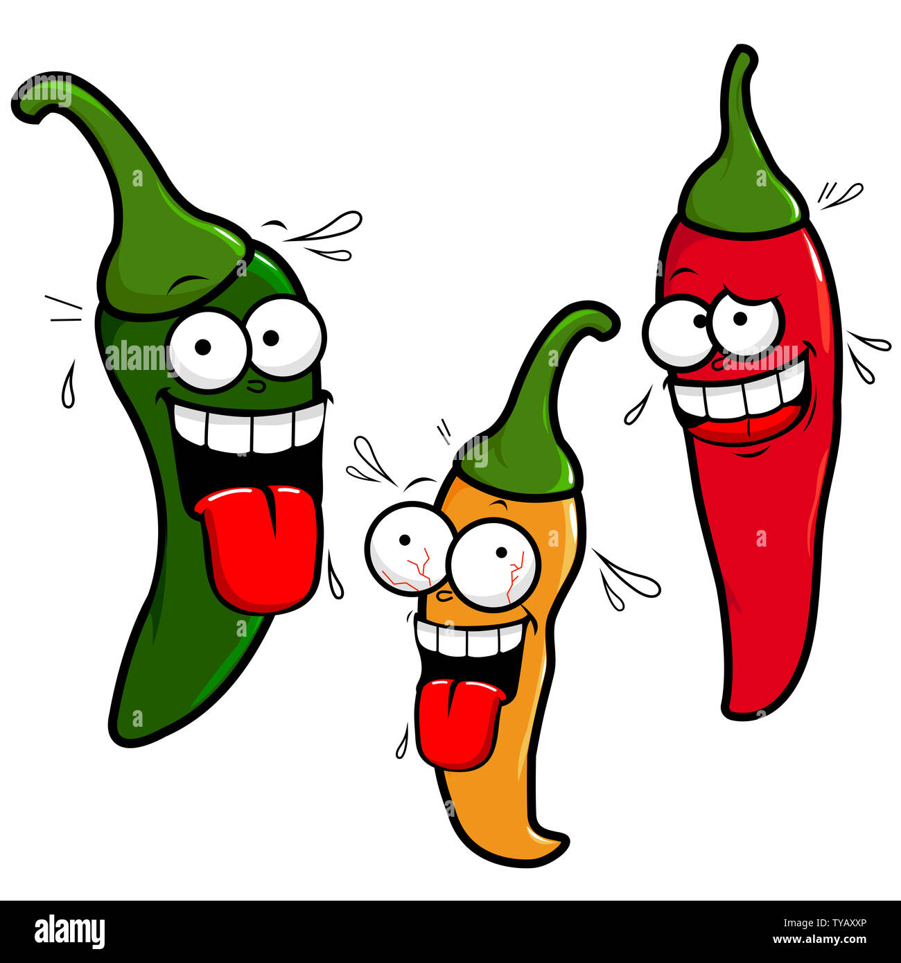 Chili pepper comic Fotos und Bildmaterial in hoher Auflösung Alamy