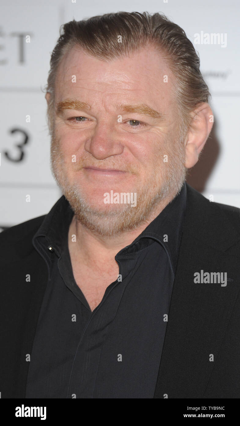 Irische Schauspieler Brendan Gleeson besucht die "British Independent Film Awards" an Old Billingsgate Markt in London am 4. Dezember 2011. UPI/Rune Hellestad Stockfoto