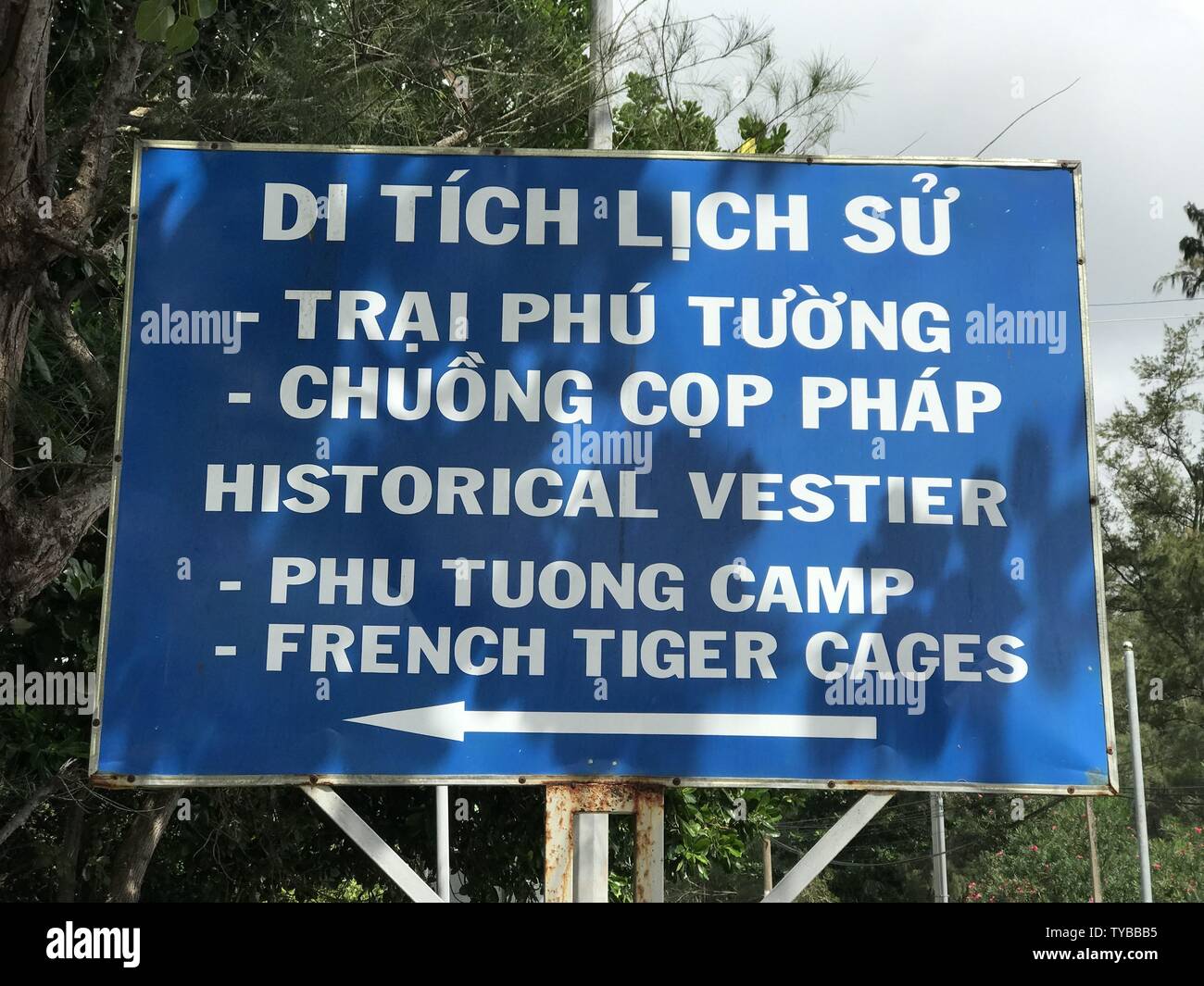 Die französische Tiger Käfige in 1940 - ehemalige französische koloniale gefangenen Lager Poulo Condor auf die vietnamesischen Insel Con Dao | Verwendung weltweit gebaut Stockfoto