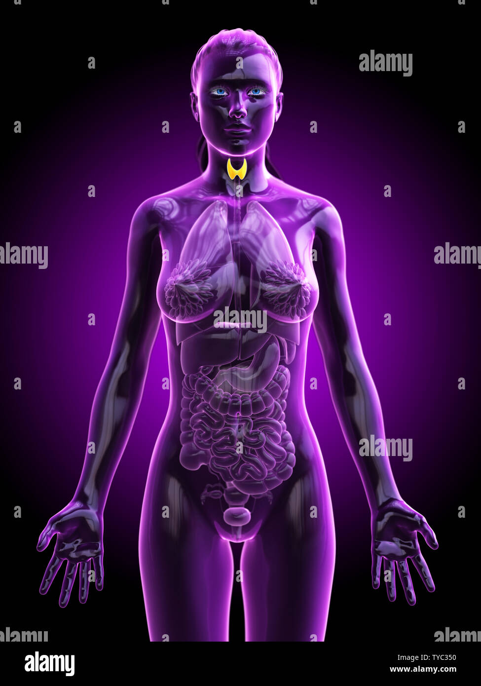 Женщина с искусственным телом
