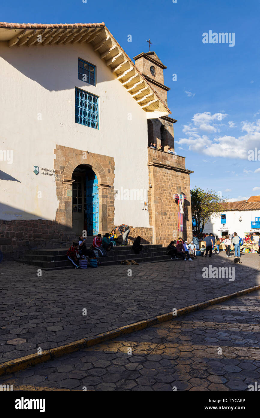 Kirche von San Blas, Cusco, Peru, Südamerika, Stockfoto