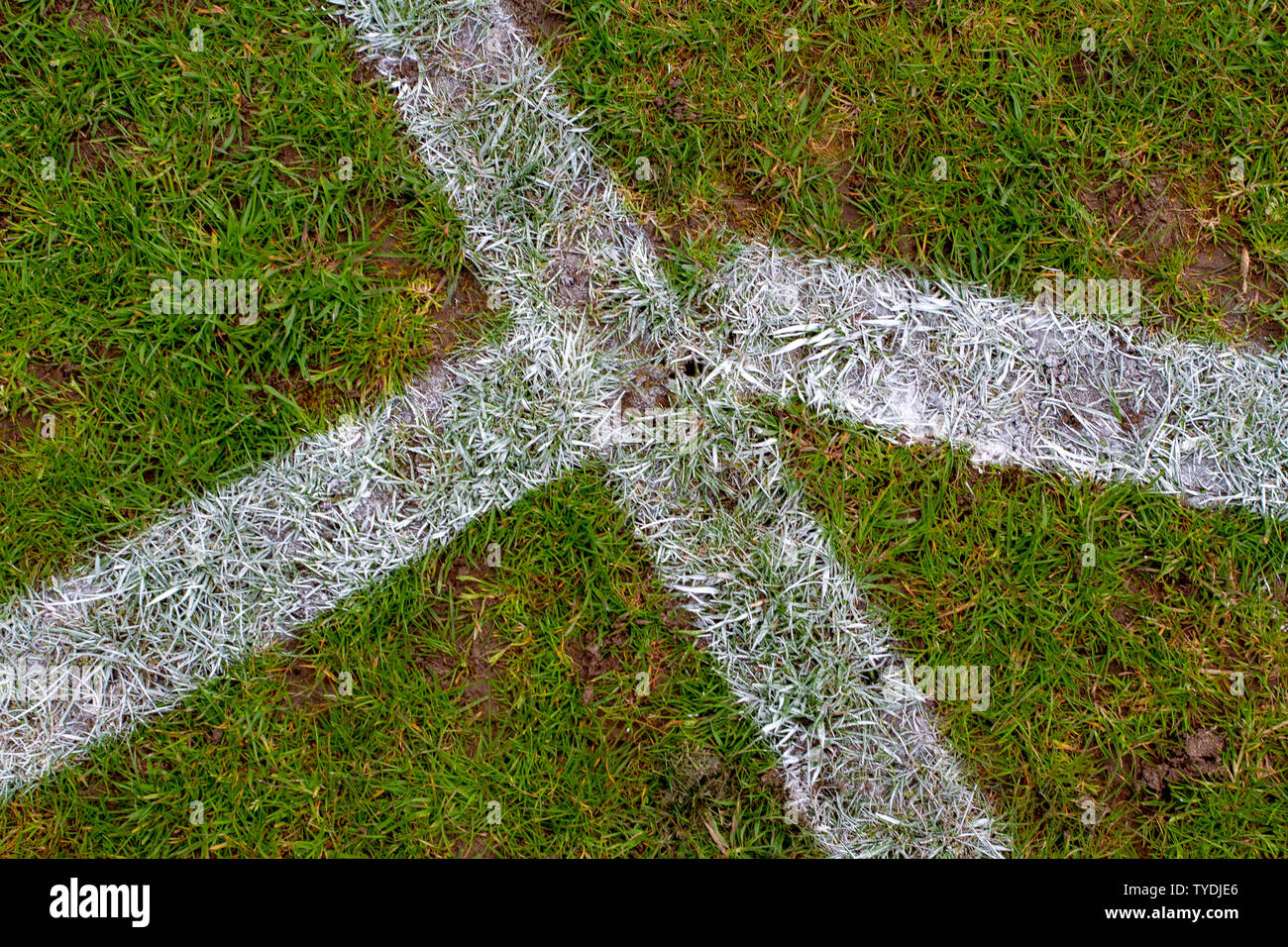 Sportplatz Kennzeichnung wie das Verbot der Bombe anmelden Stockfoto