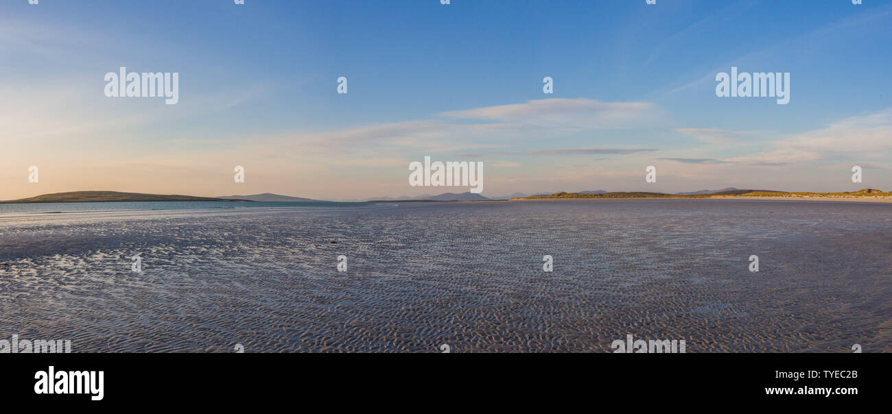 Clachan Sands, North Uist, Na H-eileanan der Iar Stockfoto