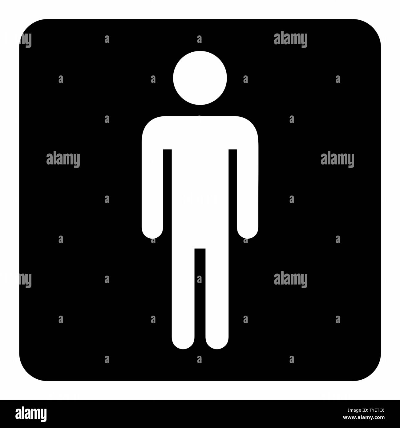 Abbildung: Symbol Männer auf dunklem Hintergrund Stock Vektor