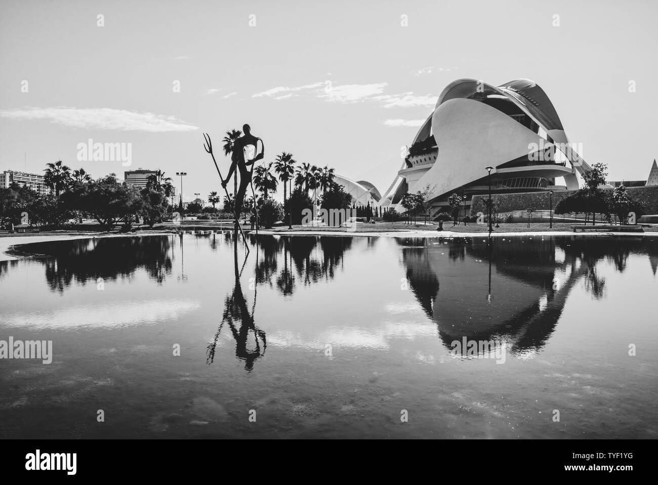 Schöne Stadtbild in der Stadt Valencia, Spanien Stockfoto