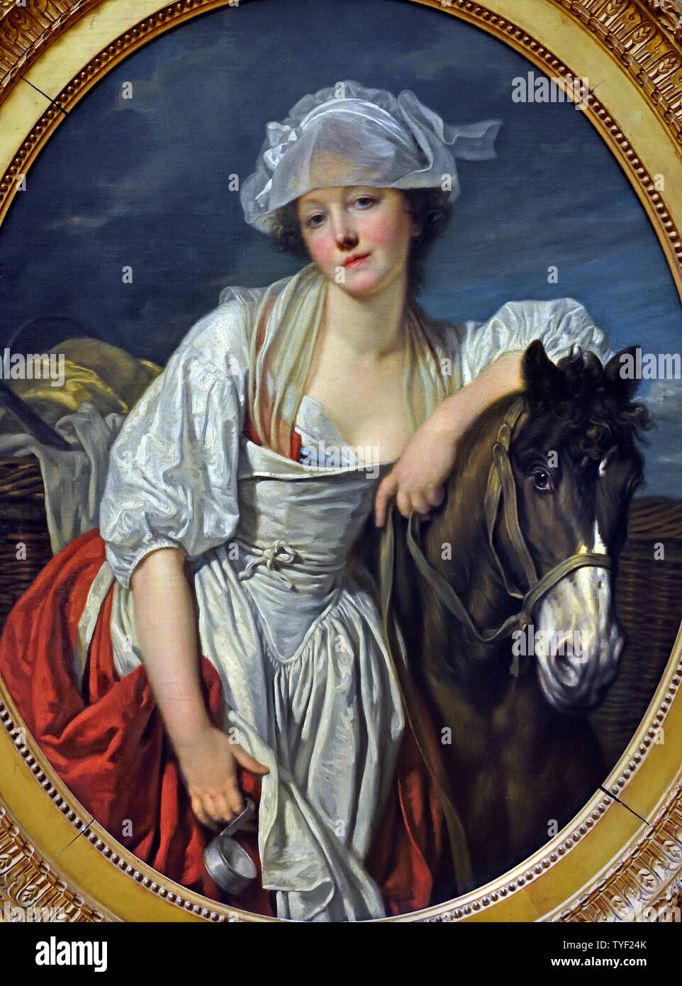 Die Molkerei 1772-1773 von Jean Baptiste Greuze 1725 - 1805, Frankreich, Französisch, Stockfoto