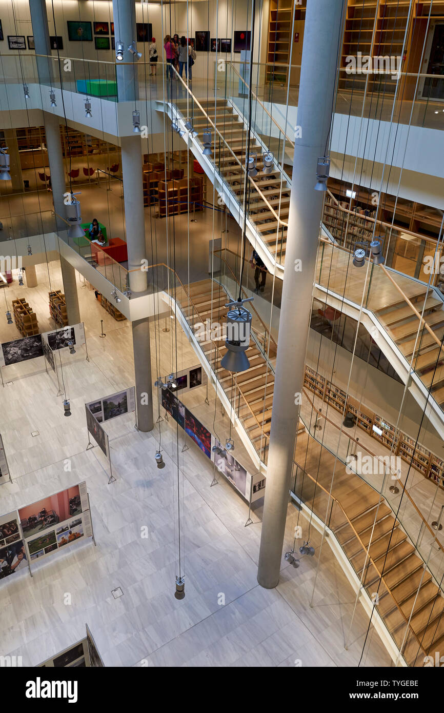 Athen Griechenland. Stavros Niarchos Foundation Cultural Center Stockfoto