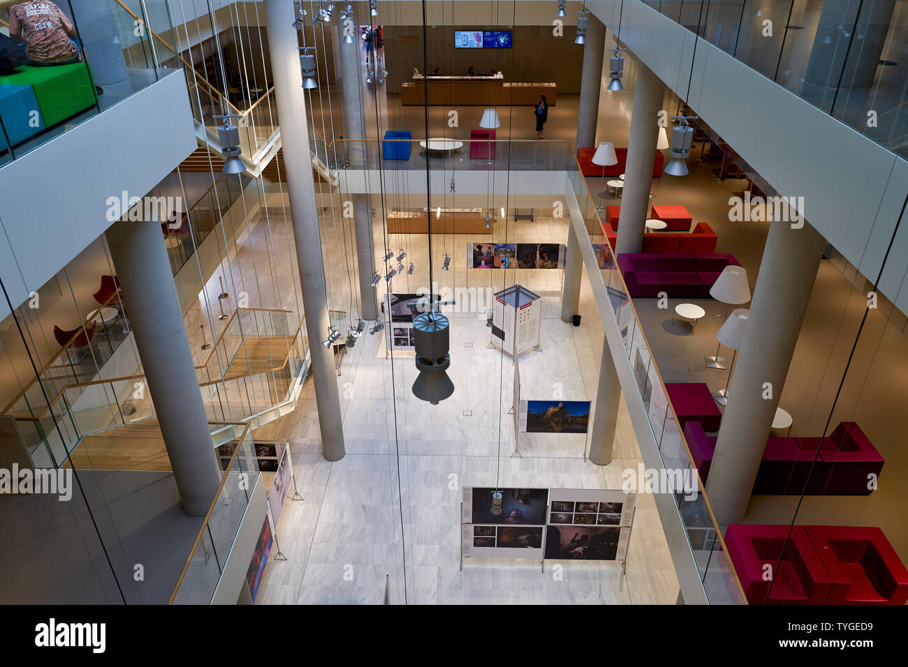 Athen Griechenland. Stavros Niarchos Foundation Cultural Center Stockfoto