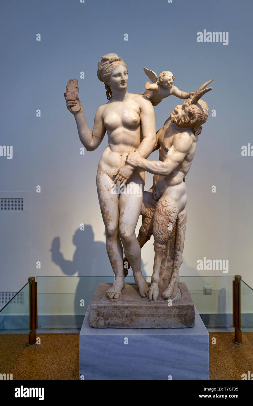Athen Griechenland. Das Nationale Archäologische Museum Stockfoto