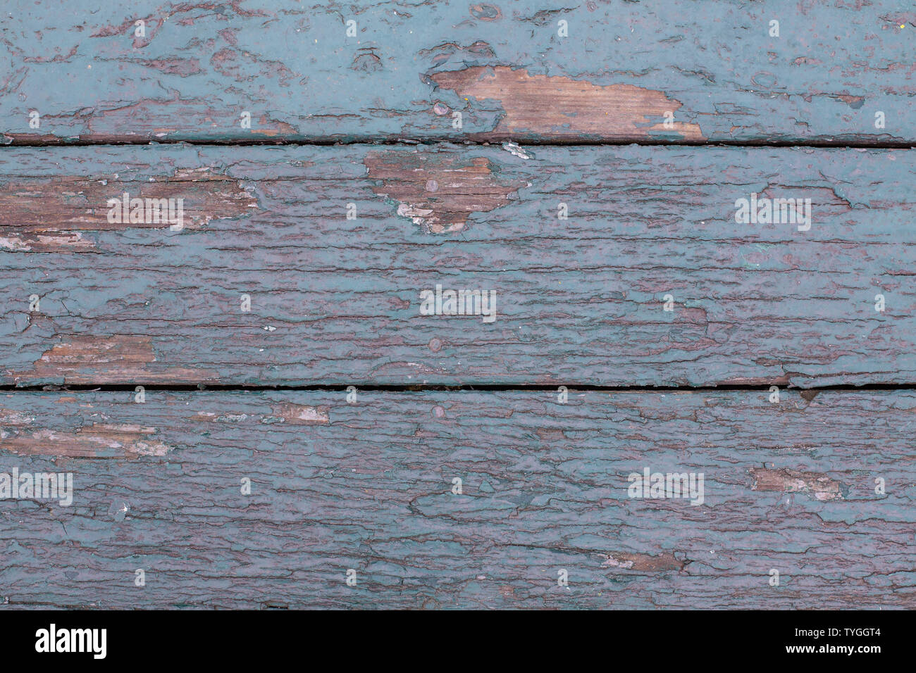 Holz Hintergrund, blau alte Farbe peeling Textur Raum für Text und Gestaltung Stockfoto
