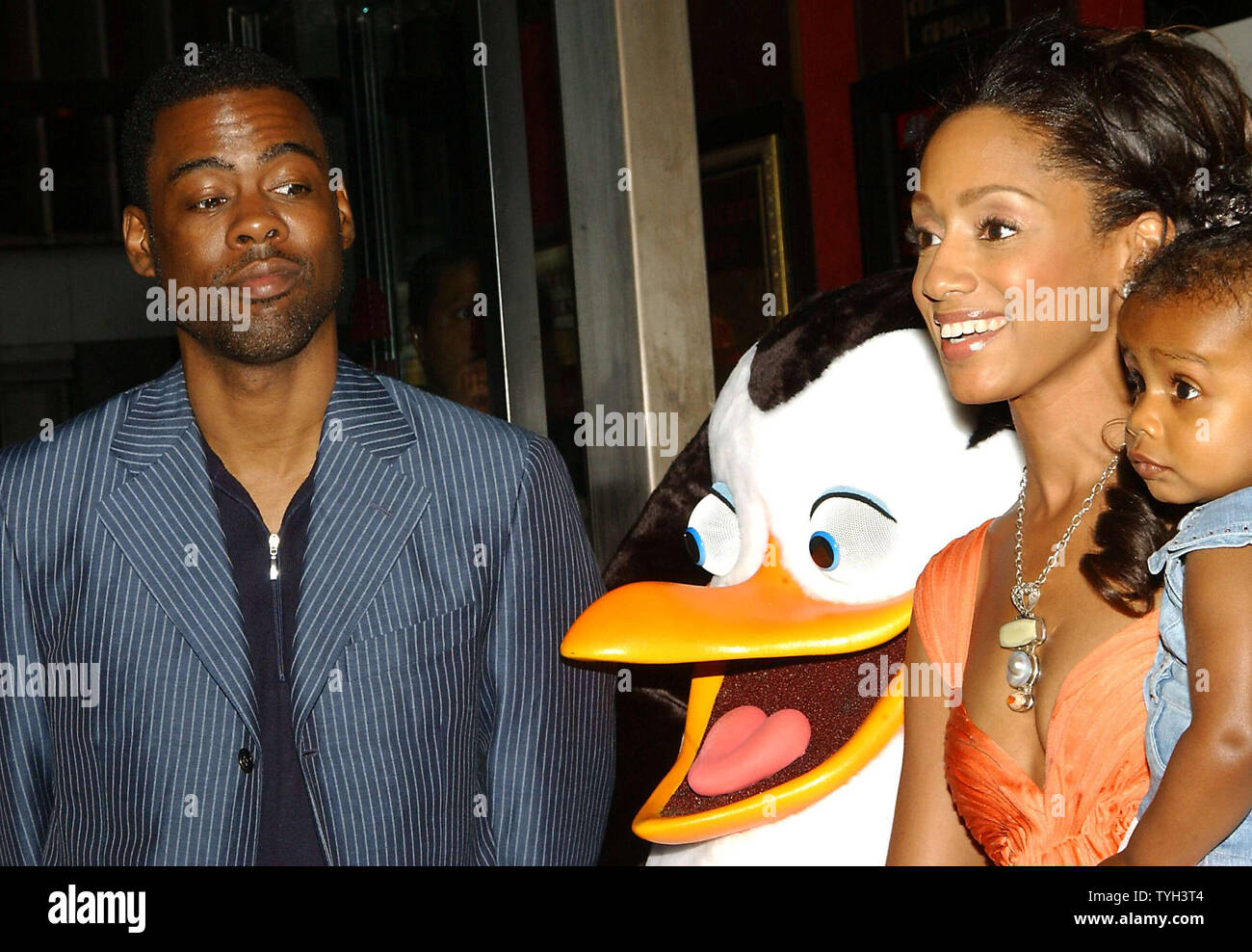 Chris Rock With Wife And Daughter Stockfotos Und Bilder Kaufen Alamy