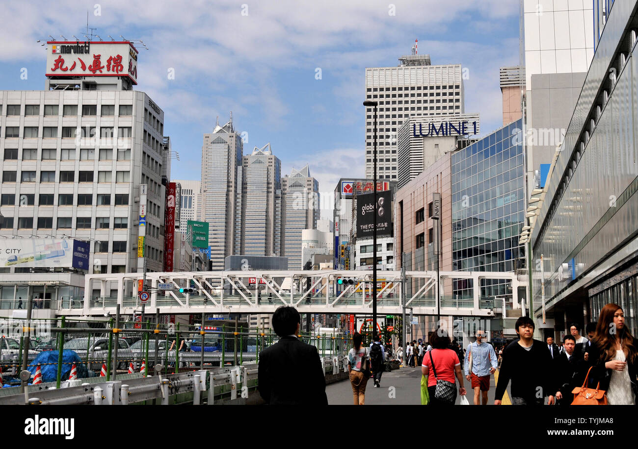 Straßenszene, Shinjuku, Tokio, Japan Stockfoto